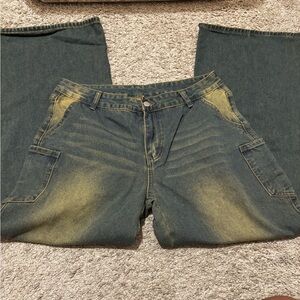 Stylish Faded Denim Jeans